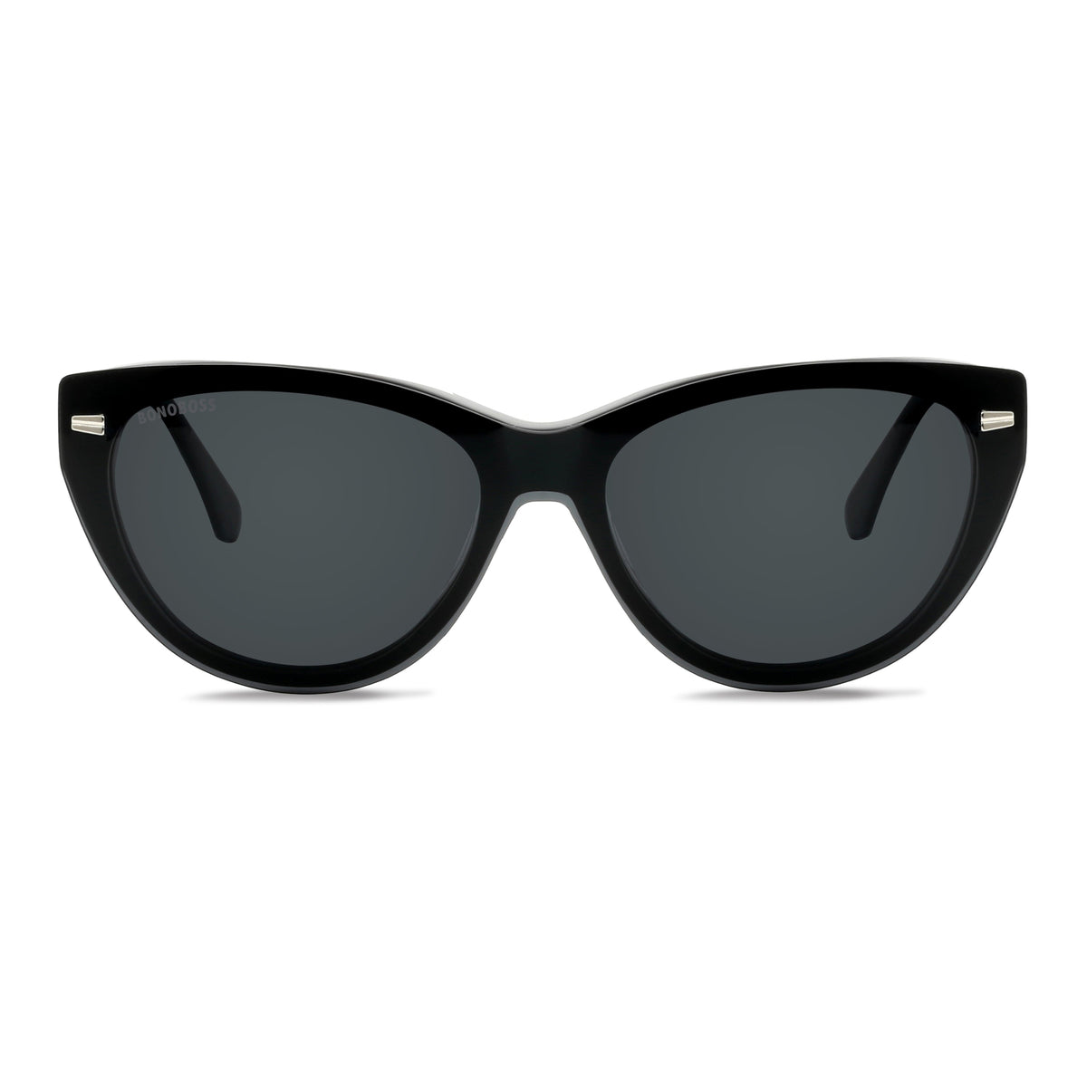 Vesta lentes clip on negro diseño frontal para mujer #color_negro