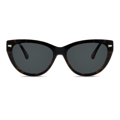 Vesta lentes con imán acabado carey de frente con imán premium #color_carey