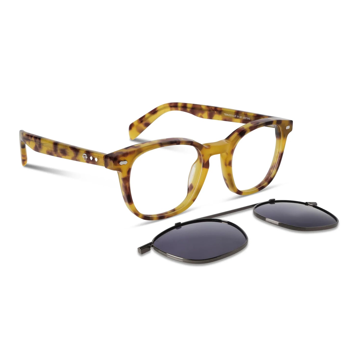 Lentes ópticos Jhonny Deep Clip Sol Carey #color_carey