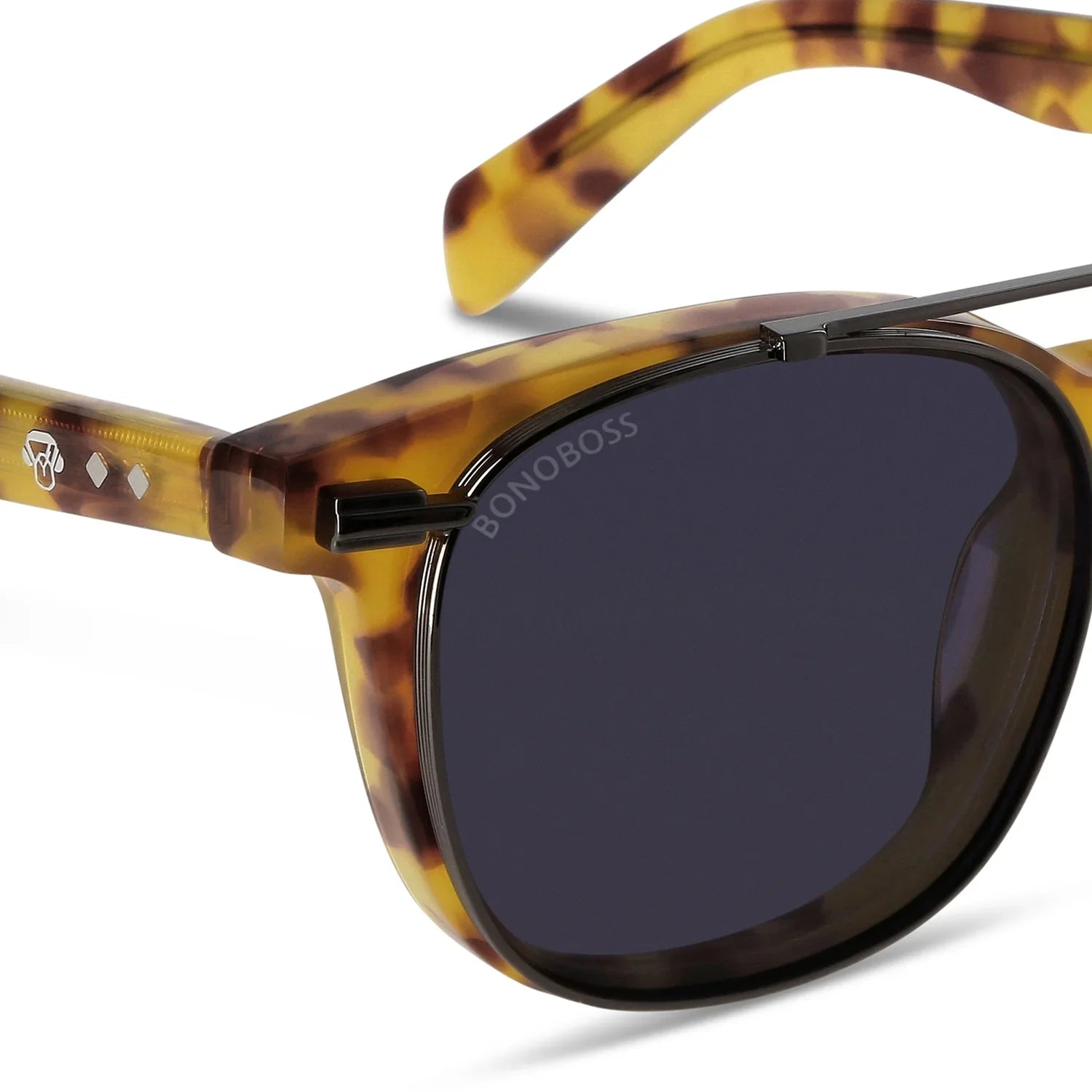 Lentes ópticos Jhonny Deep Clip Sol Carey #color_carey