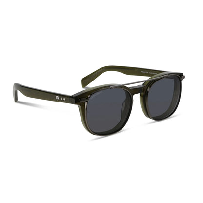 Lentes ópticos Jhonny Deep Clip Sol Verde #color_verde