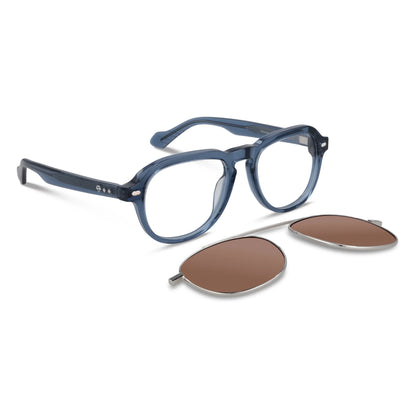 Cronos lentes pregraduados azul vista frontal para mujer #color_azul