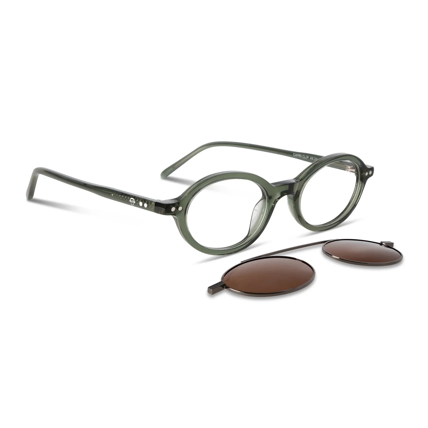 Lentes ópticos Capri Clip Sol Verde #color_verde