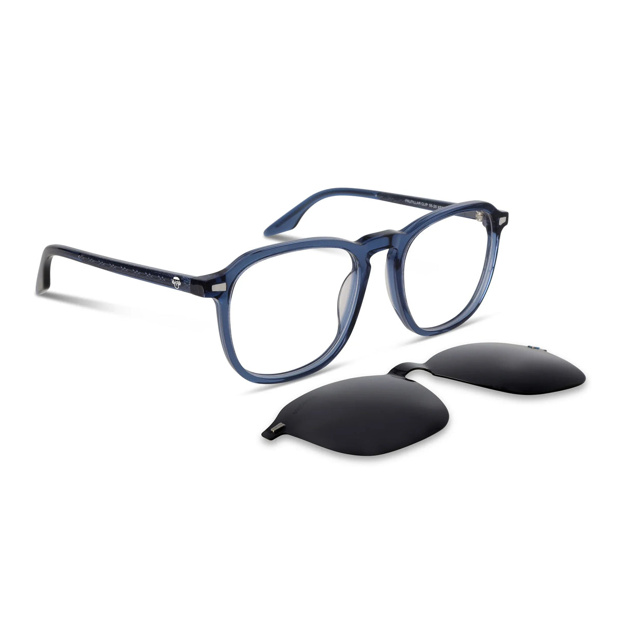 Lentes ópticos Frutillar Clip Sol Azul #color_azul #foto_frontal