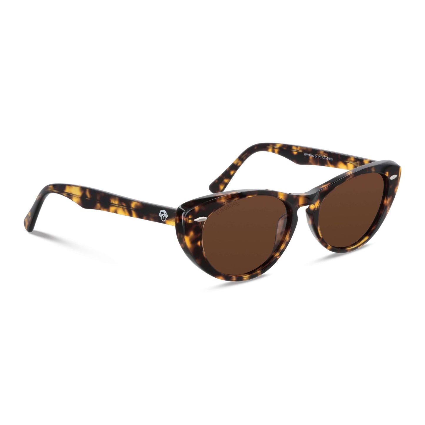 Havana gafas polarizadas con acabado premium vista frontal carey #color_carey