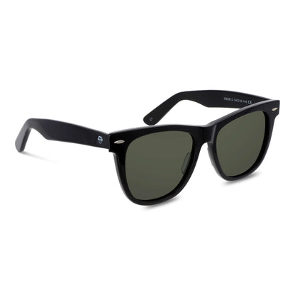 Valencia en negro lentes polarizados de frente patas de madera #color_negro