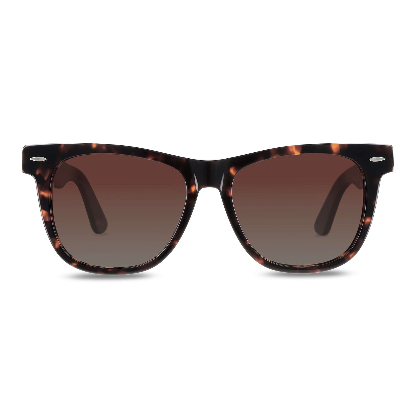 Valencia gafas polarizadas con acabado premium vista frontal carey #color_carey