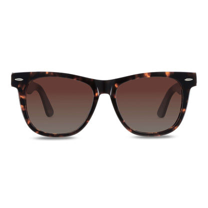 Valencia gafas polarizadas con acabado premium vista frontal carey #color_carey