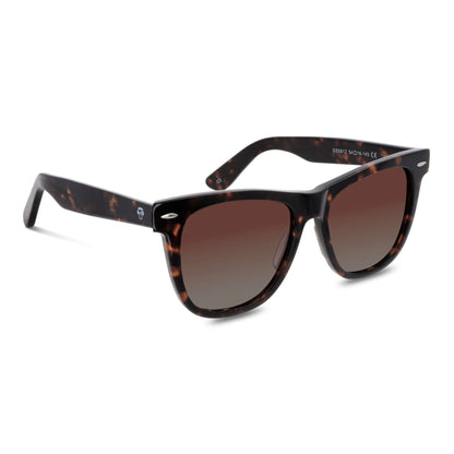 lentes de sol polarizados ovalados hombre y mujer modelo wayfarer de rayban carey café distribuidor mayorista de opticas sustentable reciclado plastico #color_carey