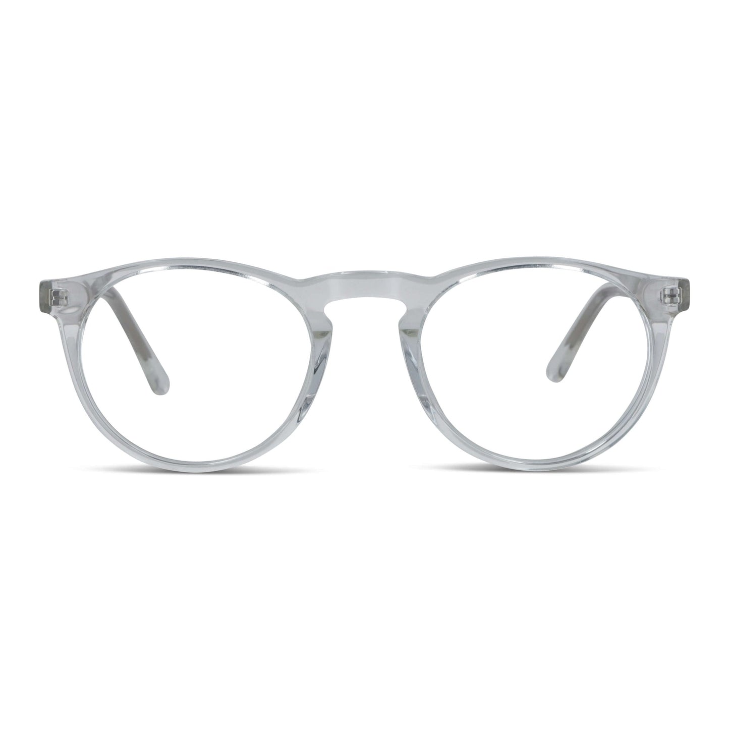 anteojos opticos redondos pequeños para mujer hombre y niños en material sustentable #color_transparente