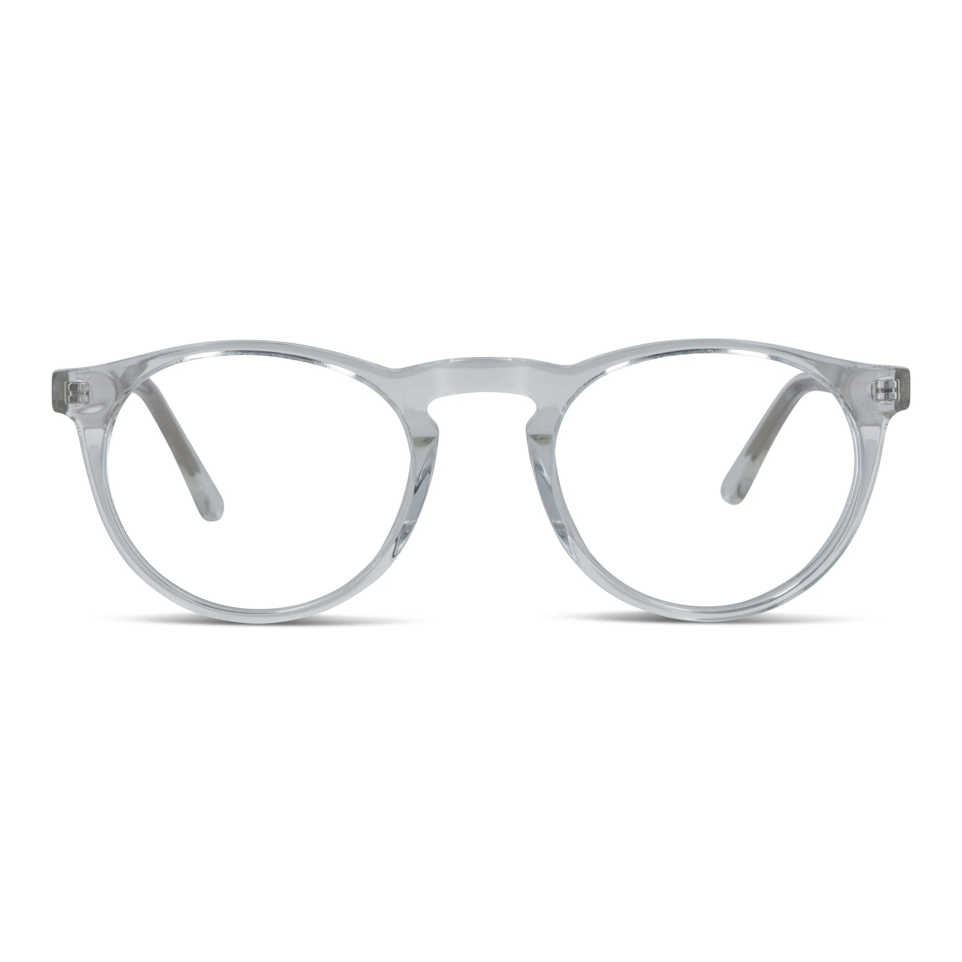 anteojos opticos redondos pequeños para mujer hombre y niños en material sustentable #color_transparente