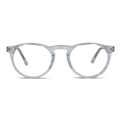 anteojos opticos redondos pequeños para mujer hombre y niños en material sustentable #color_transparente