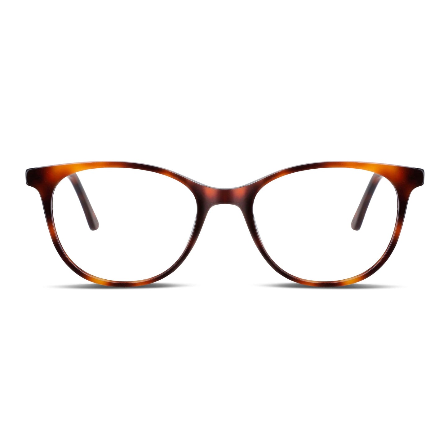 Sofia anteojos ópticos carey tortoise diseño frontal para mujer #color_carey