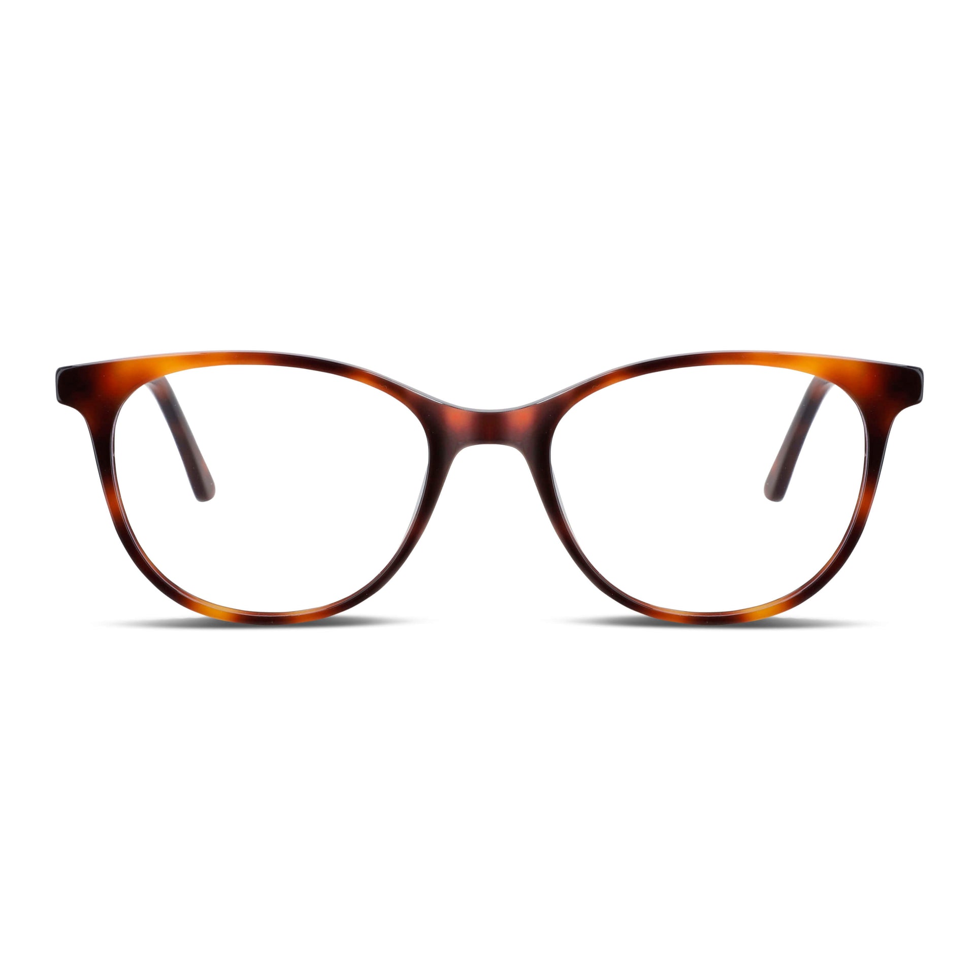 Sofia anteojos ópticos carey tortoise diseño frontal para mujer #color_carey