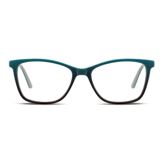 Sofia L lentes ópticos verde vista frontal estilo mujer #color_verde