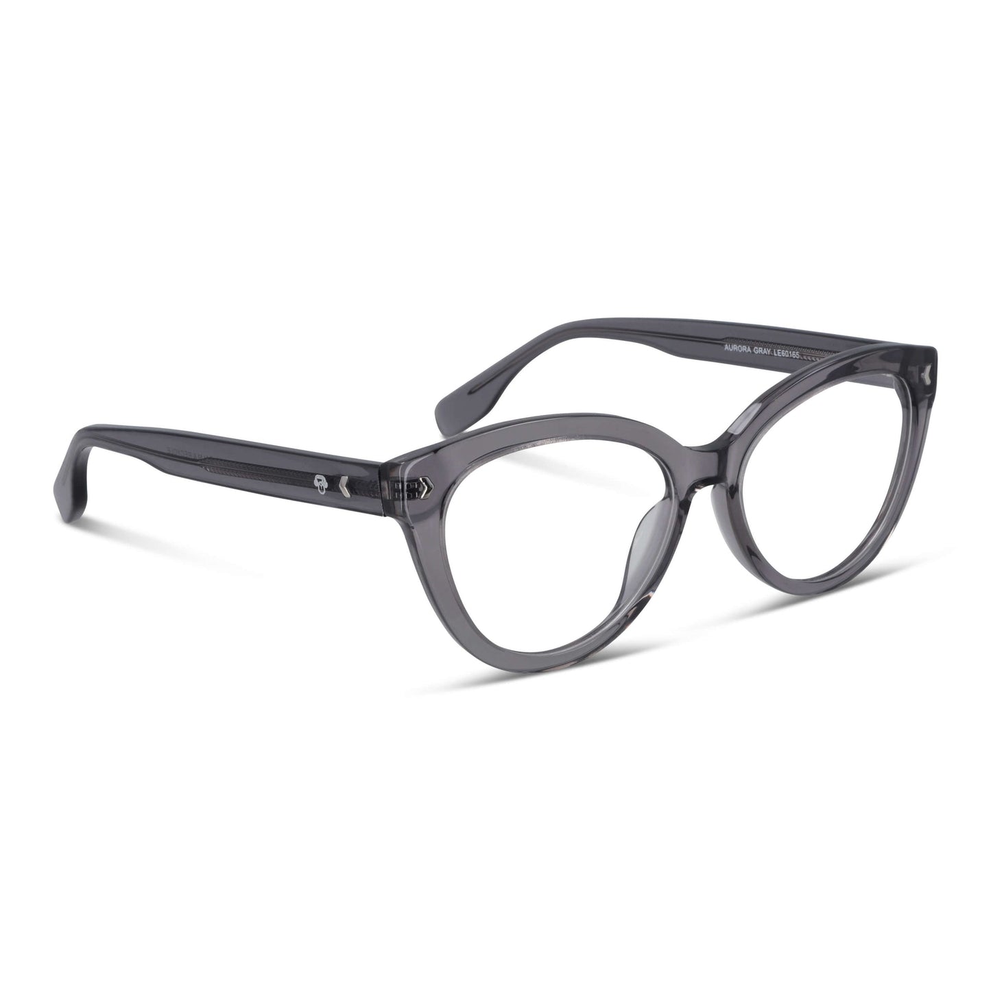 Gris Aurora lentes ópticos mujer vista de frente #color_gris