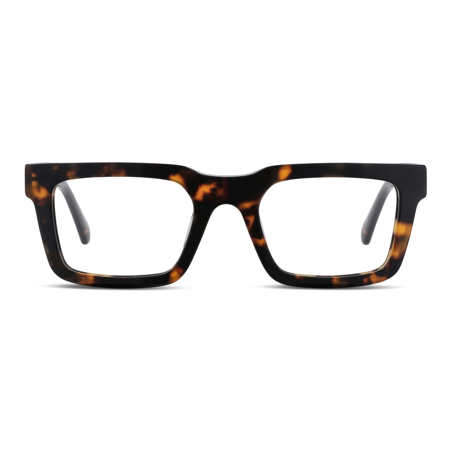 Salvador lentes ópticos carey tortoise vista angulada 3/4 para hombre #color_carey