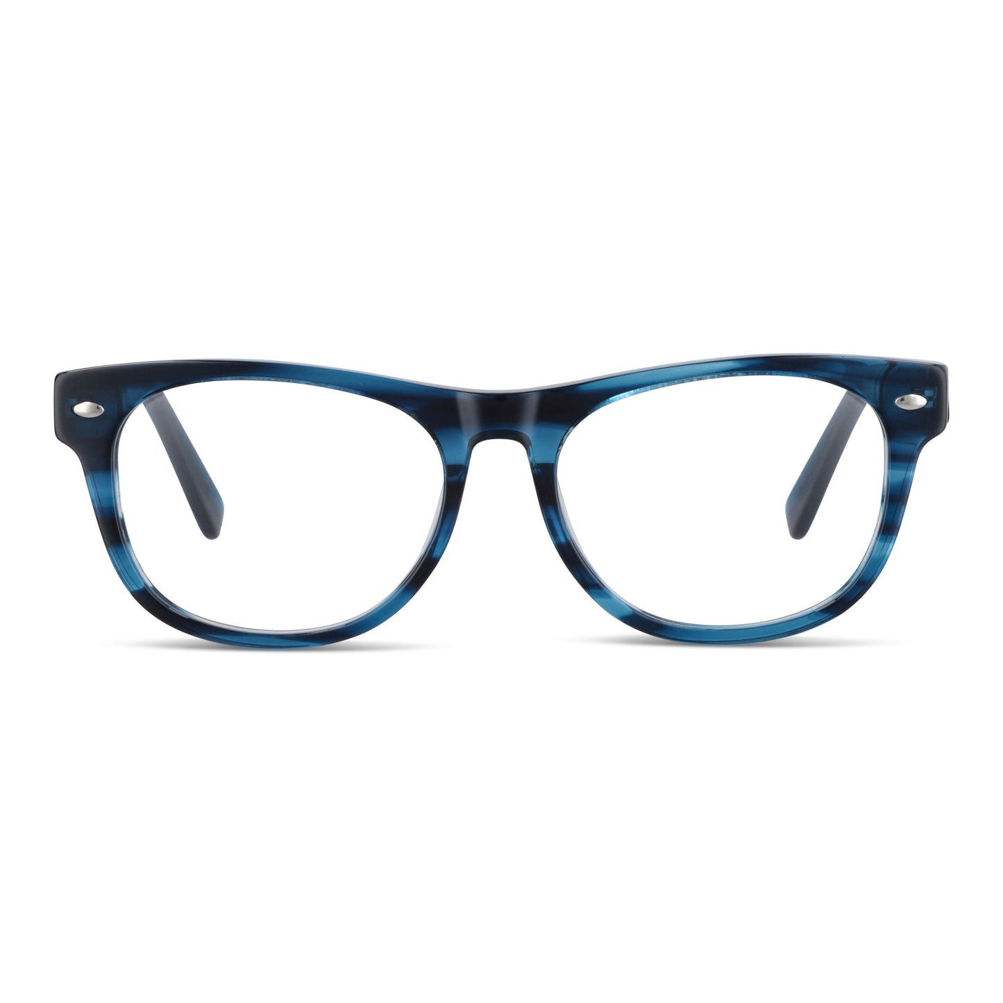 Acacia High Fit lentes filtro azul azul vista frontal diseño universal #color_azul