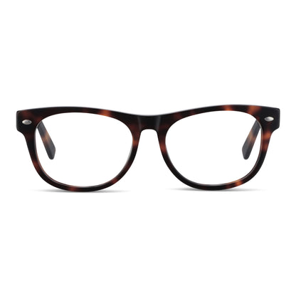 Vista frontal Acacia High Fit lentes con filtro azul color carey #color_carey