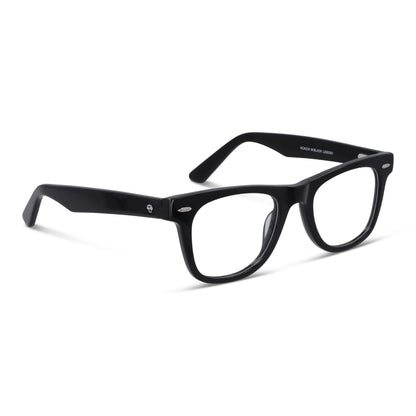 Packshot frontal Acacia Low Fit lentes pregraduados color negro #color_negro