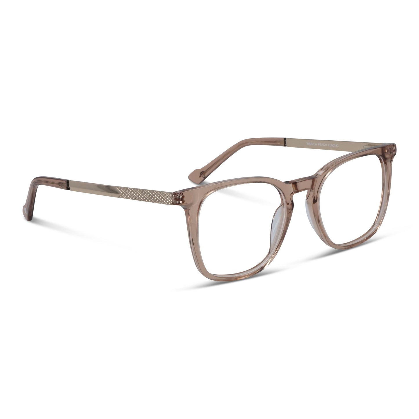 Waimea Steel lentes de sol champagne vista angulada 3/4 para mujer #color_champagne