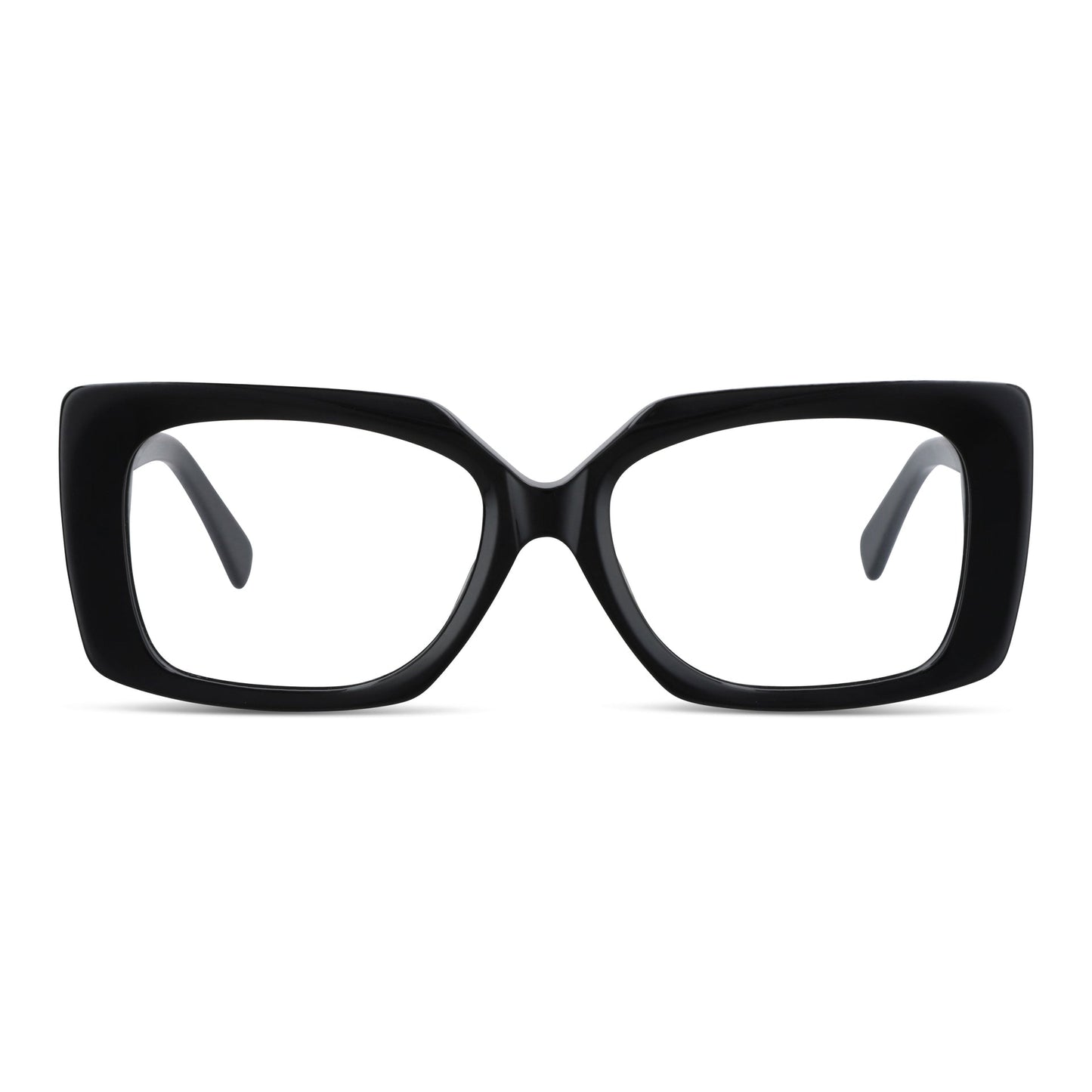 Vista angulada Domi anteojos de sol color negro con madera natural #color_negro
