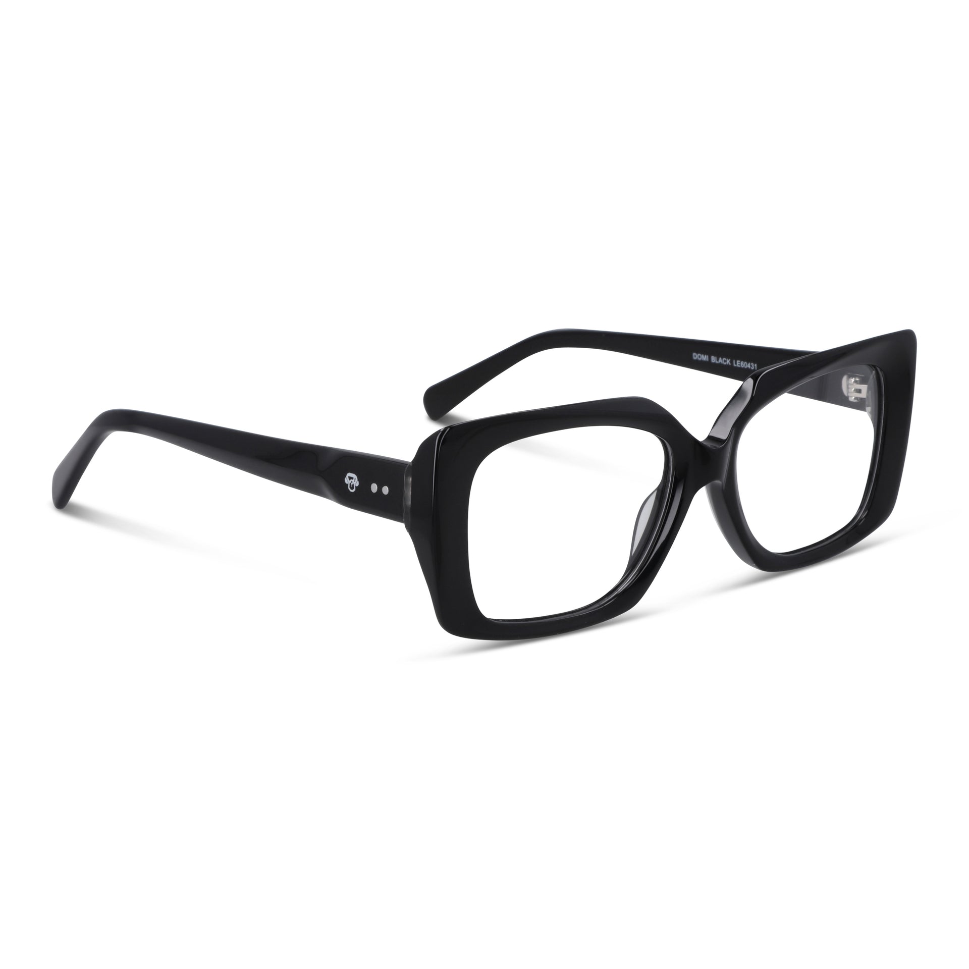 Domi en perspectiva 3/4 lentes de sol hombre tono negro #color_negro