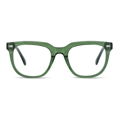 anteojos lentes para hombre y mujer de cara redonda grande acetato livianos y comodos #color_verde