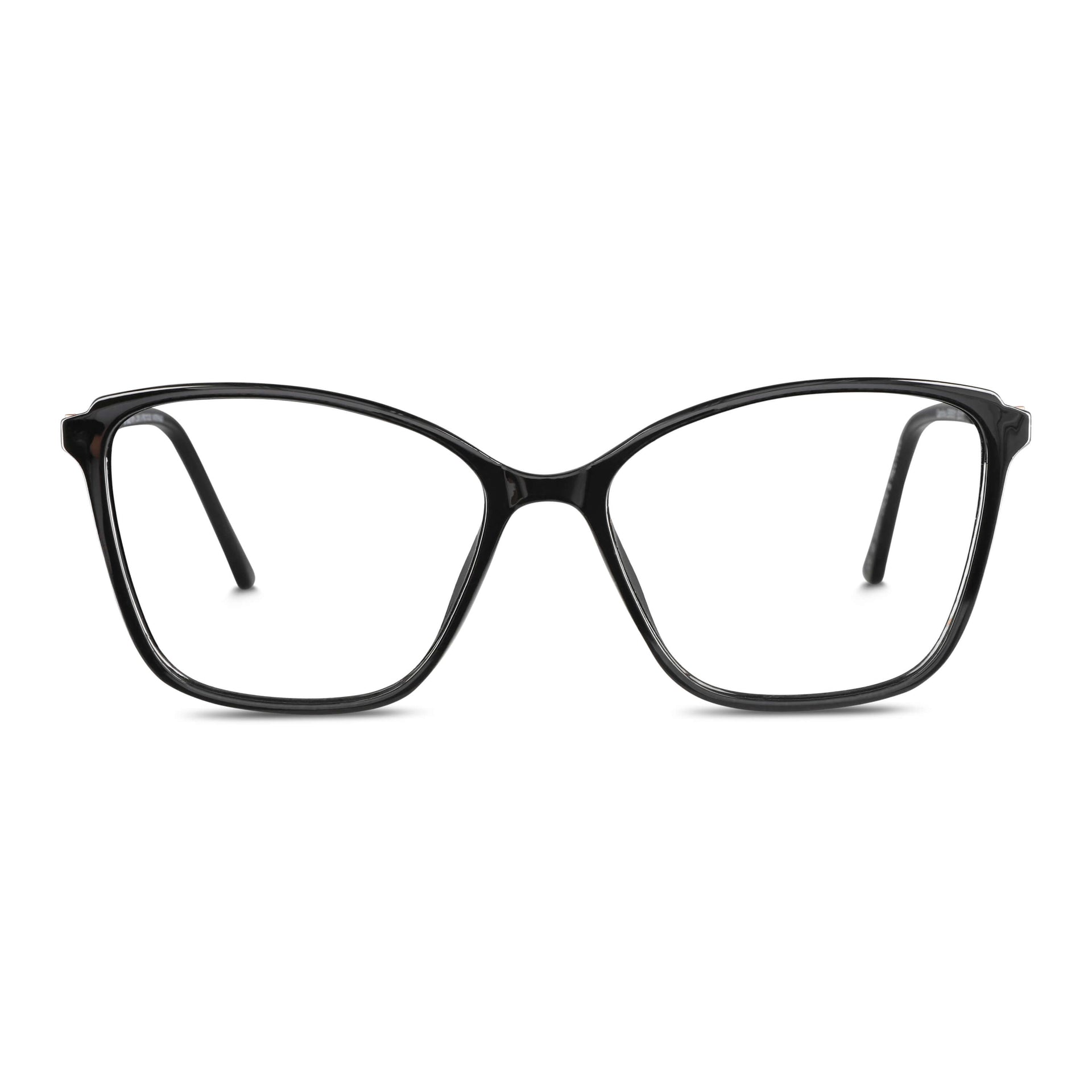Carolina lentes de lectura color negro de frente con pregraduados #color_negro