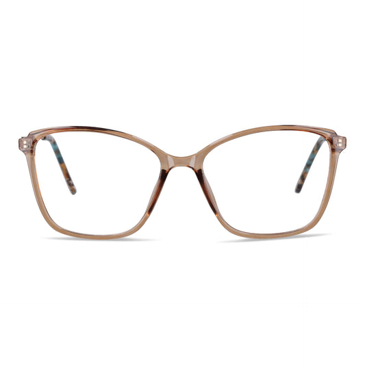 Carolina lentes filtro azul champagne vista frontal estilo mujer #color_champagne