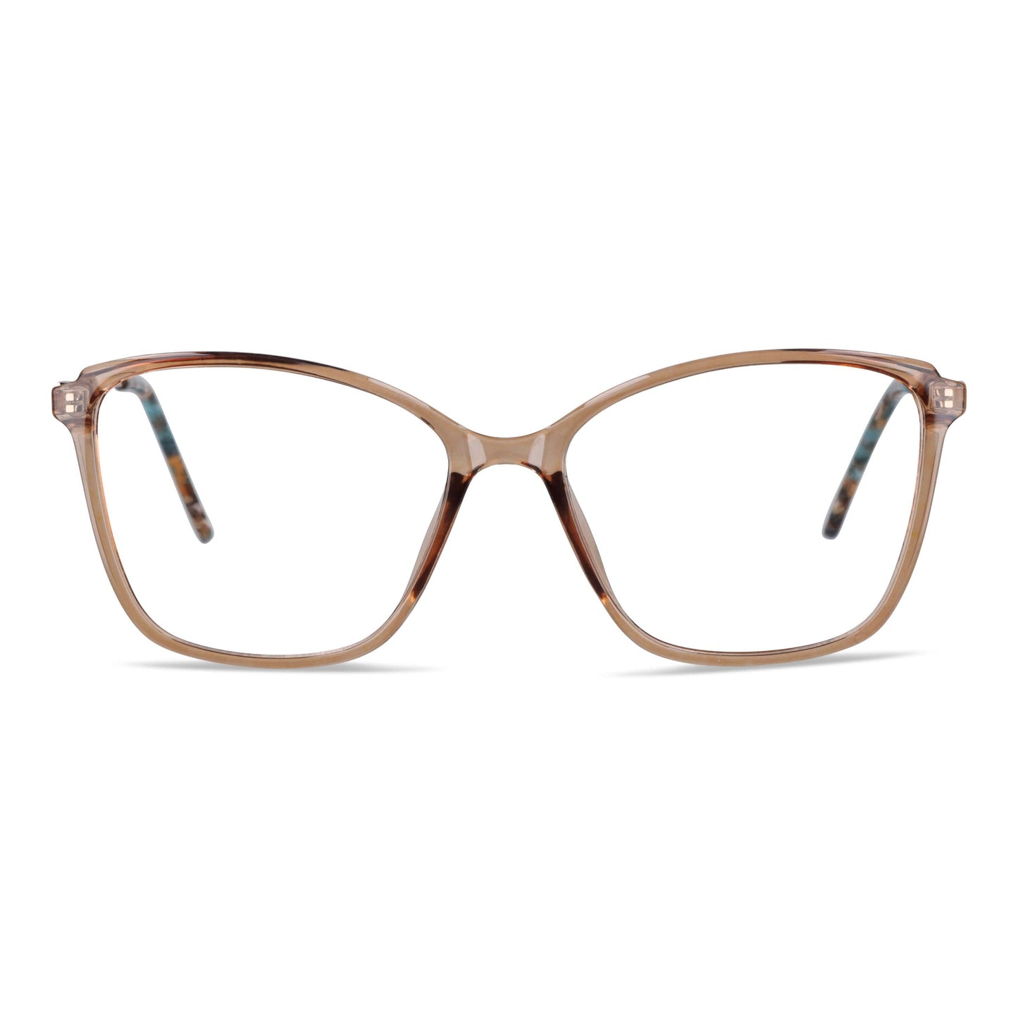 Carolina lentes filtro azul champagne vista frontal estilo mujer #color_champagne