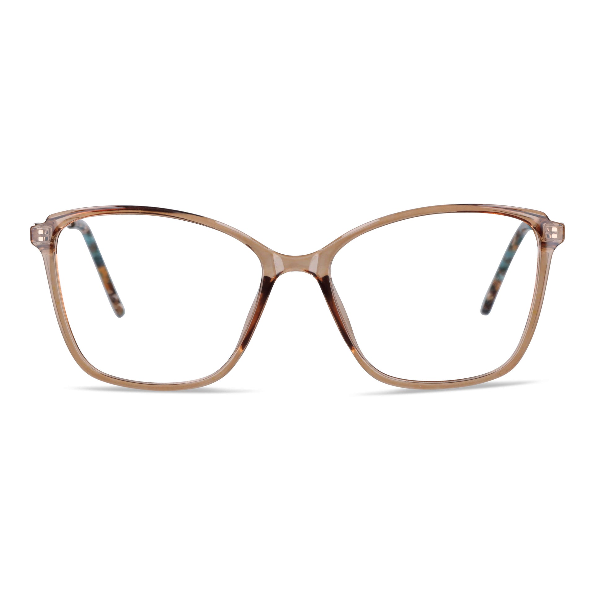 Carolina lentes filtro azul champagne vista frontal estilo mujer #color_champagne
