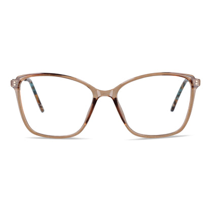 Carolina lentes filtro azul champagne vista frontal estilo mujer #color_champagne
