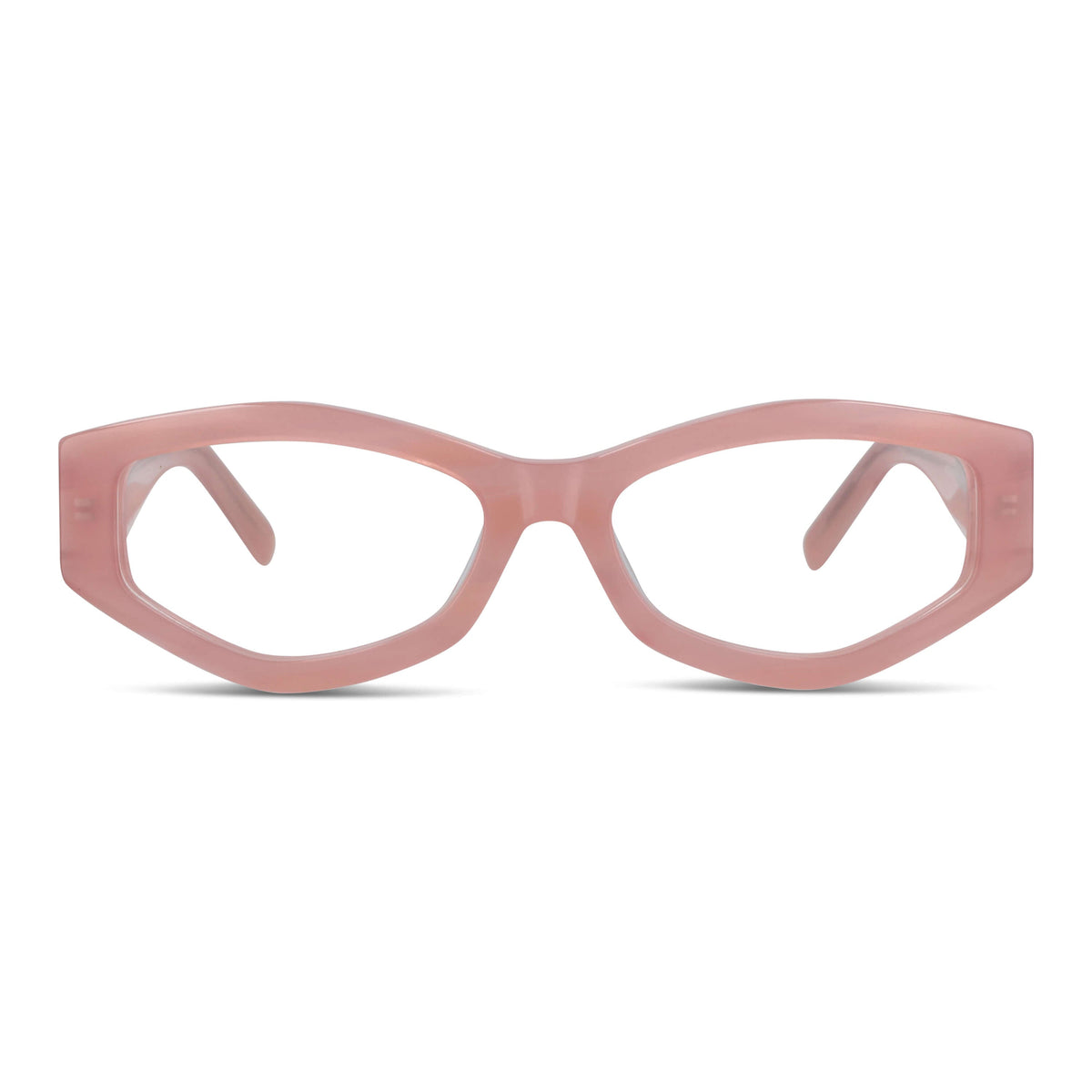 Artemisa lentes filtro azul rosado vista frontal estilo mujer #color_rosado #foto_frontal