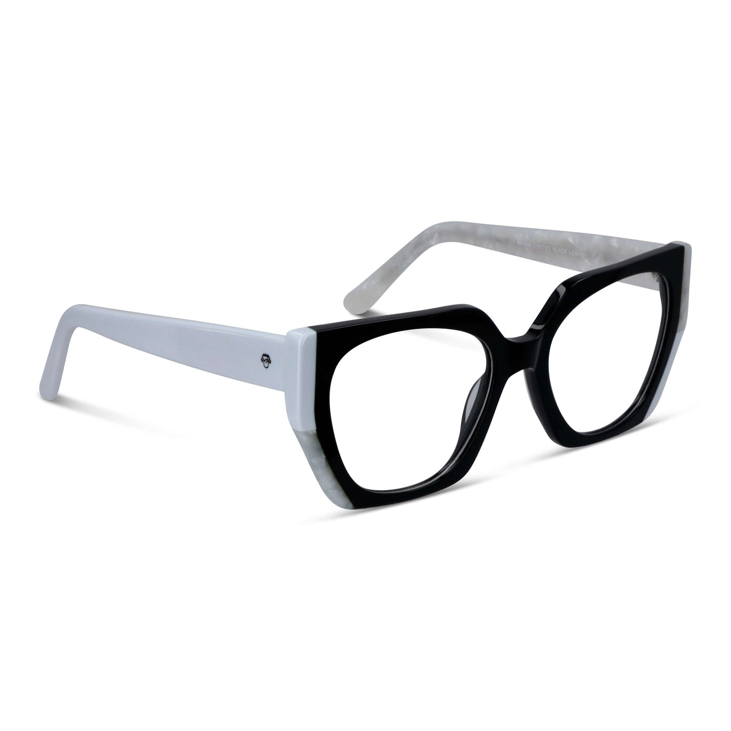 Vista frontal de Kai Kai E.D gafas ópticos color negro para mujer #color_negro