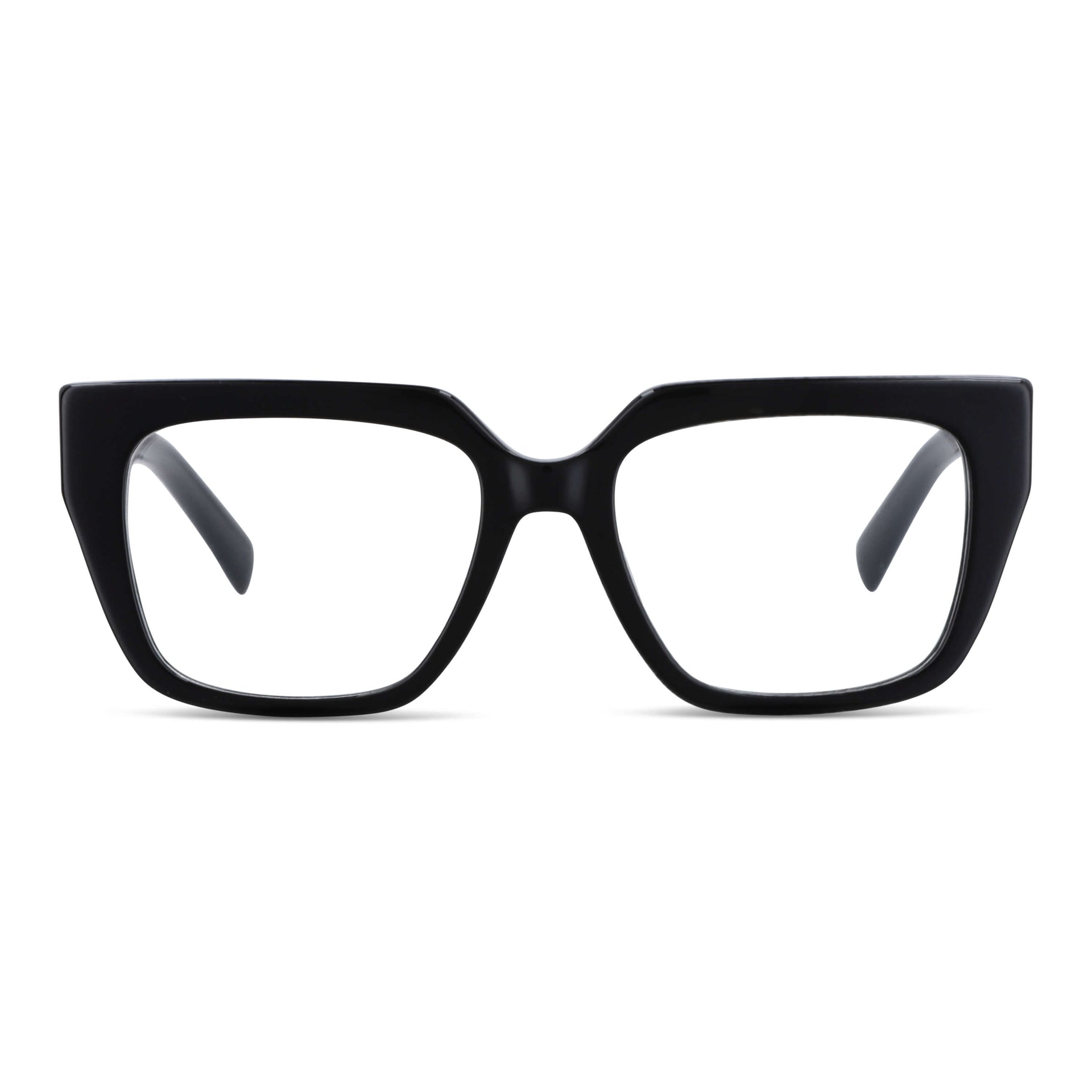 Frontal Kai Kai lentes ópticos hombre tono negro bisagra reforzada #color_negro