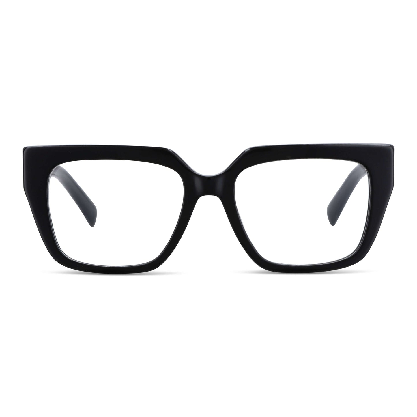 anteojos marcos ópticos oversize xl para mujer de cara redonda grande #color_negro