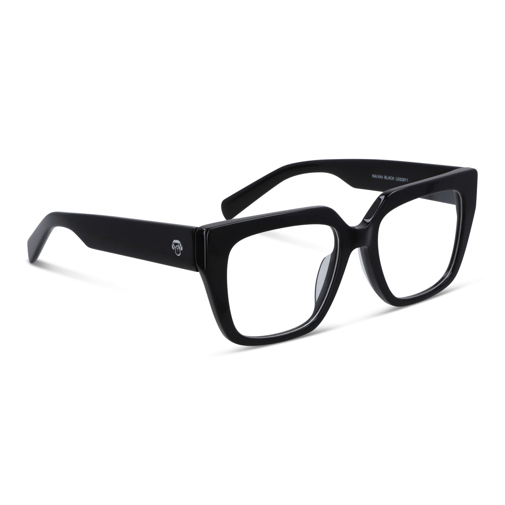 anteojos marcos ópticos oversize xl para mujer de cara redonda grande #color_negro