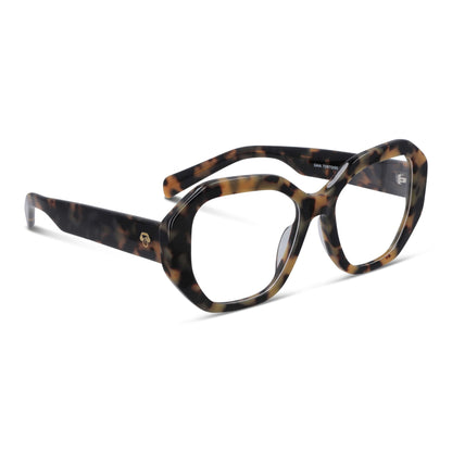 gafas anteojos o lentes opticos grandes oversize para mujer de moda cara redonda #color_carey