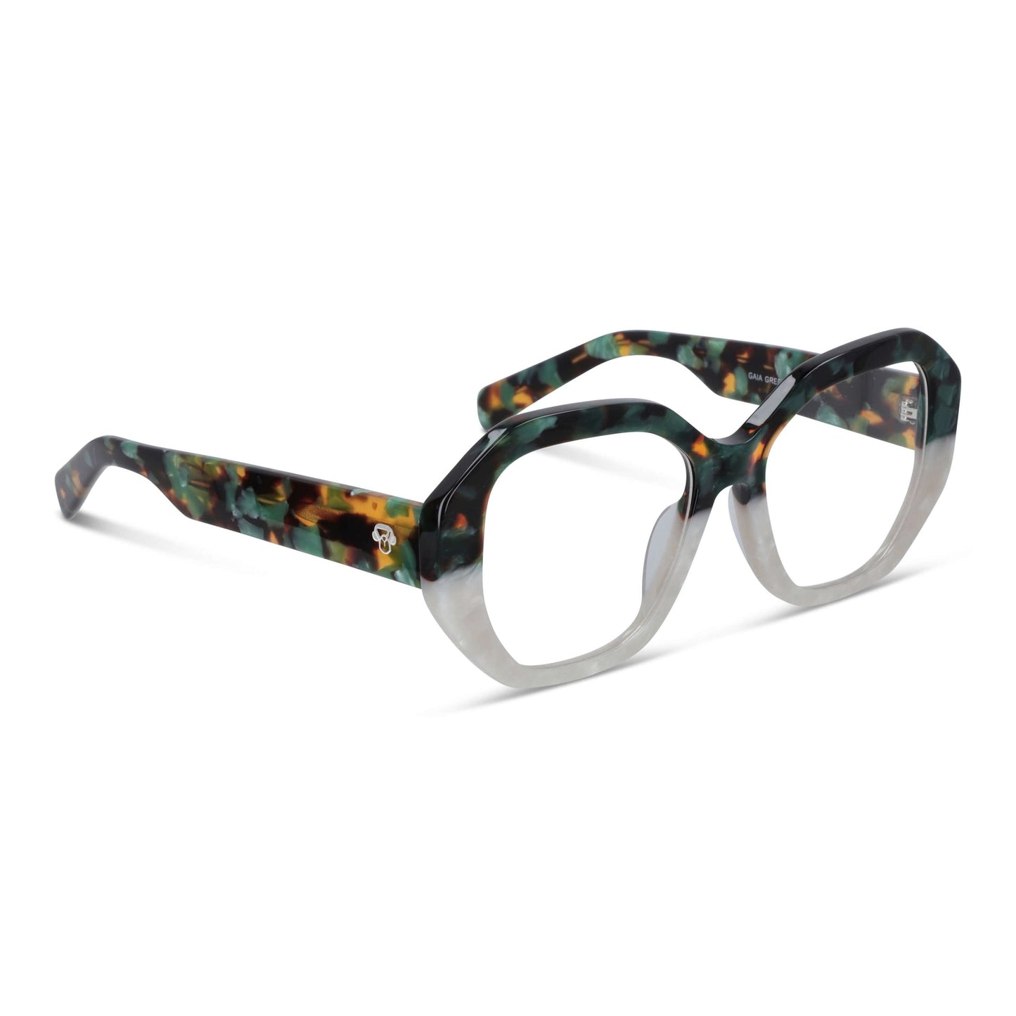 gafas anteojos o lentes opticos grandes oversize para mujer de moda cara redonda angulada #color_green
