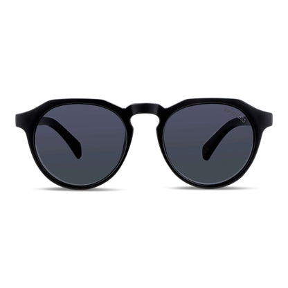 Galápagos ángulo oblicuo anteojos de sol tono negro para hombre y mujer #color_negro