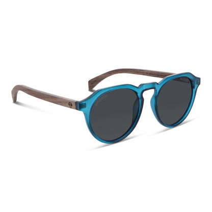 Galápagos anteojos de sol ocean vista angulada 3/4 para mujer #color_ocean