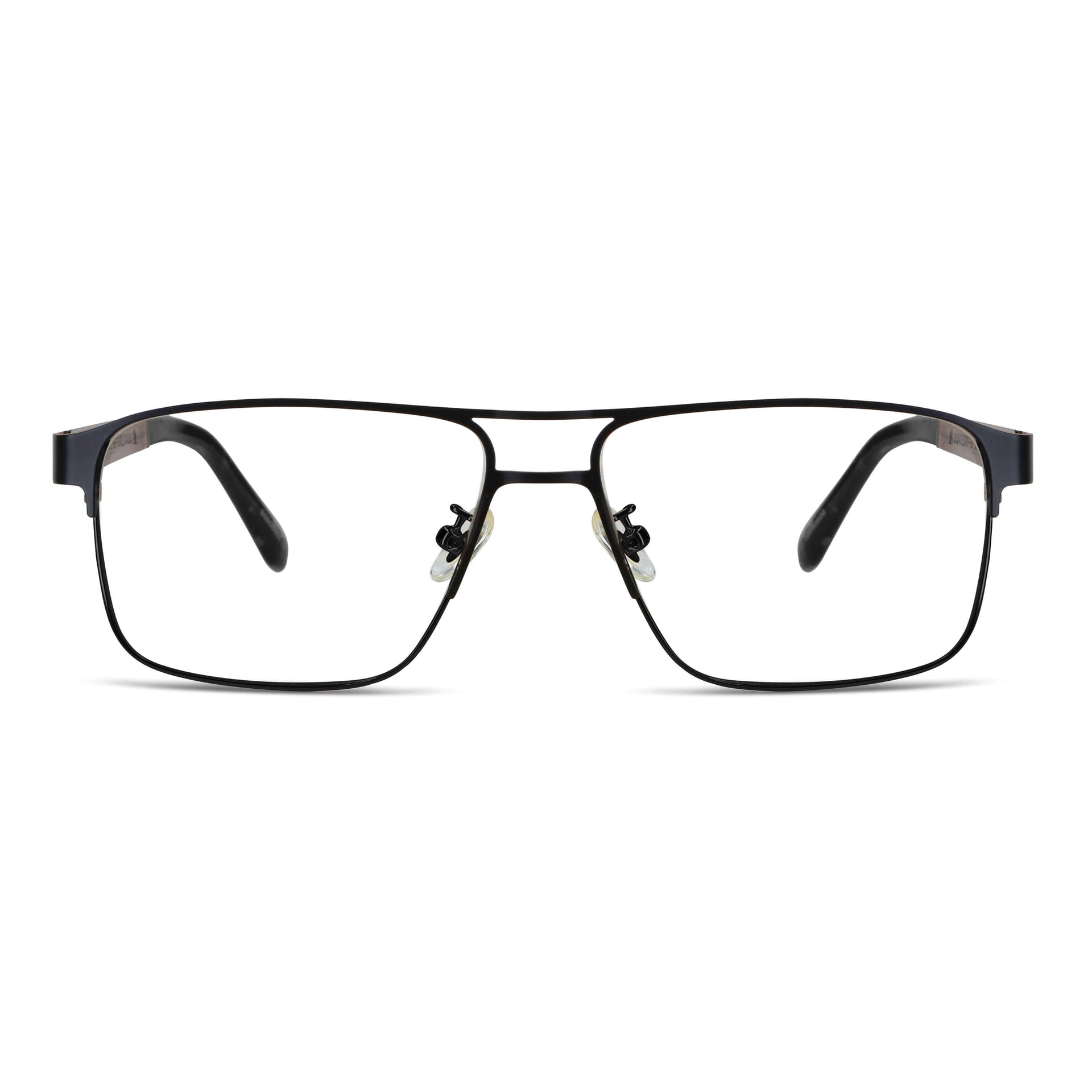  lentes metalicos rectangulares acero inoxidable madera opticos receta bifocales multifocales hombre mujer retro vision sustentable mayorista distribuidor.jpg #color_negro