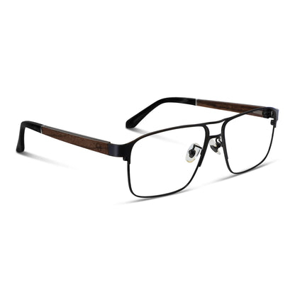  lentes metalicos rectangulares acero inoxidable madera opticos receta bifocales multifocales hombre mujer retro vision sustentable mayorista distribuidor.jpg #color_negro