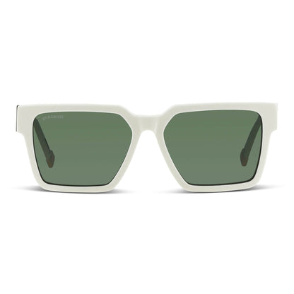 montenegro blanco polarizado anteojos de sol cuadrados para hombre y mujer de cara redonda precios mayoristas para optica con o sin receta opticos