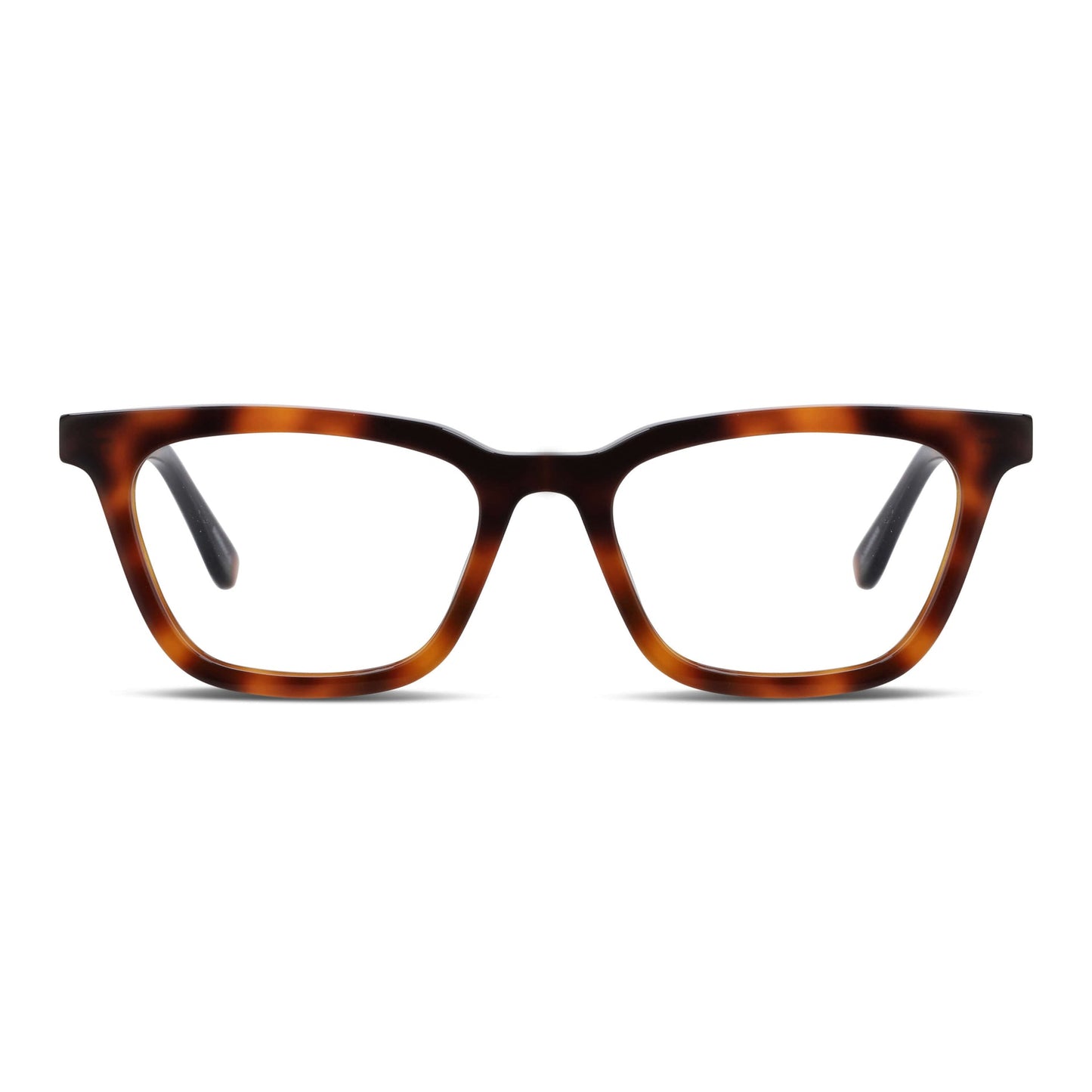 Oliver lentes ópticos carey tortoise vista frontal diseño universal #color_carey