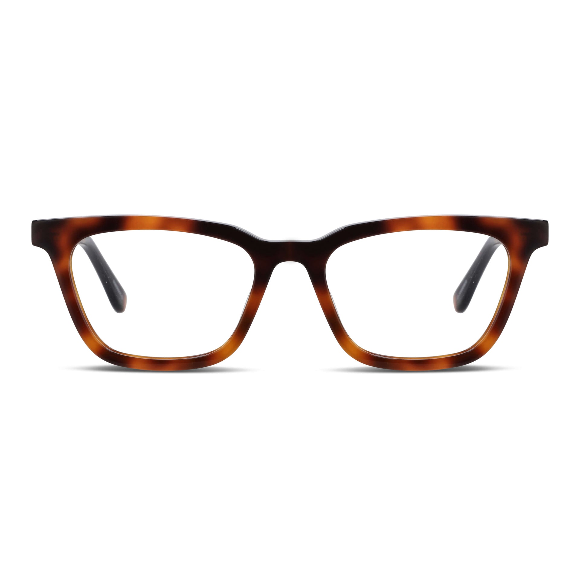 Oliver lentes ópticos carey tortoise vista frontal diseño universal #color_carey
