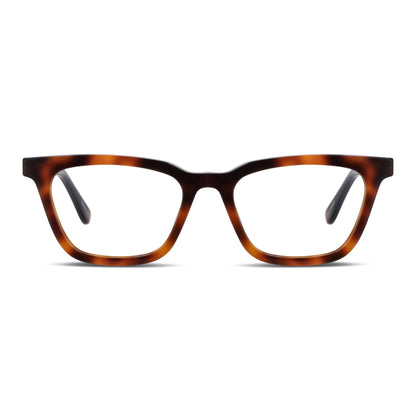 Oliver lentes ópticos carey tortoise vista frontal diseño universal #color_carey