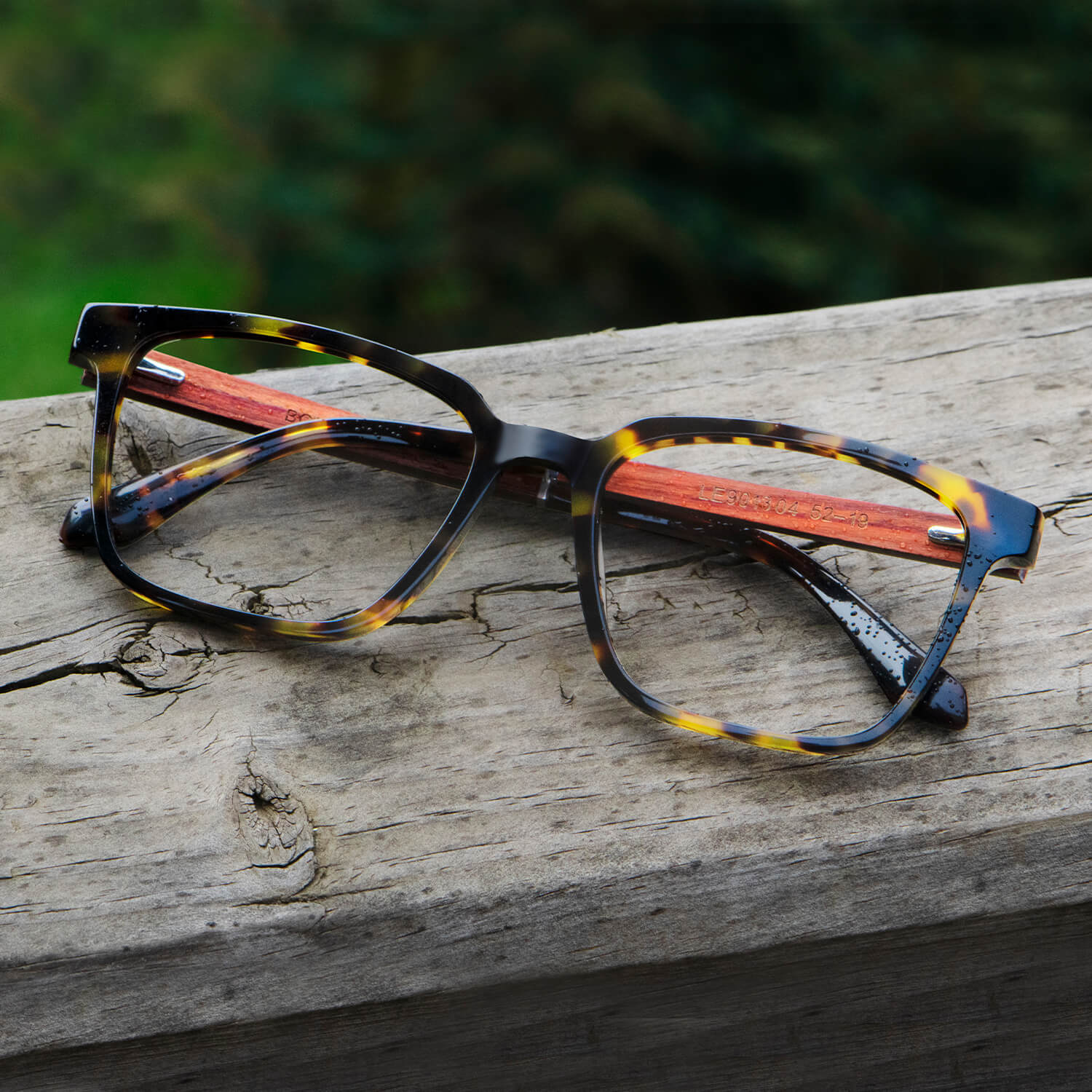 marcos lentes opticos cuadrados color carey pata madera filtro azul hombre mujer  #color_marble
