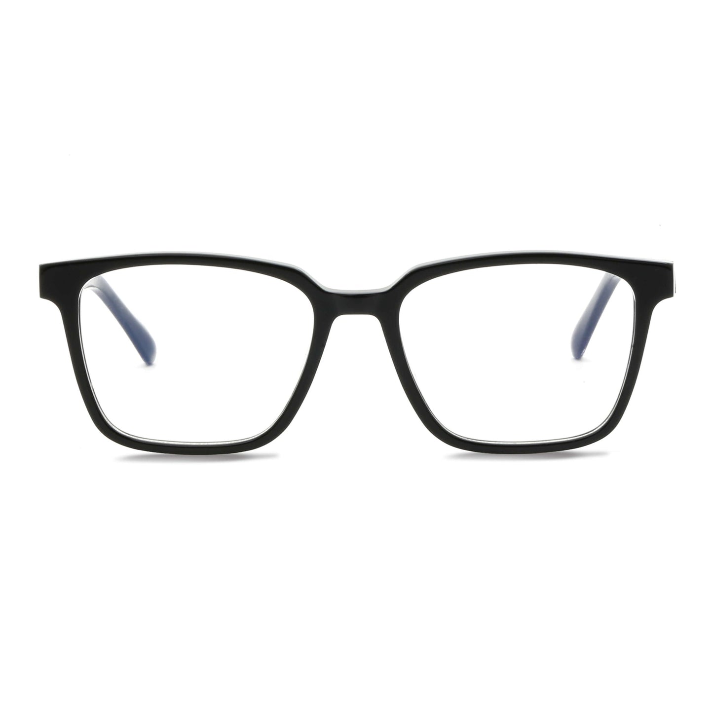 Kai Kai lentes ópticos negro vista frontal para hombre y mujer #color_negro